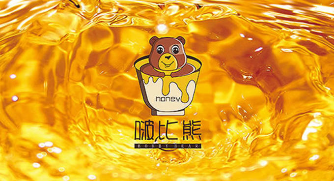啵比熊蜂蜜品牌形象logo及包装设计 成功案例 西安谷禾田品牌设计有限公司 酷链